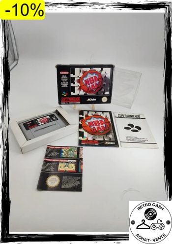 NBA Jam PAL Super Nintendo fah complet snes