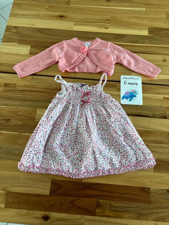 Ensemble robe et gilet court