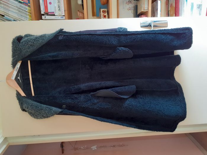 Etam - Manteau Long Hiver Col fourré - Noir - T36 - photo numéro 4