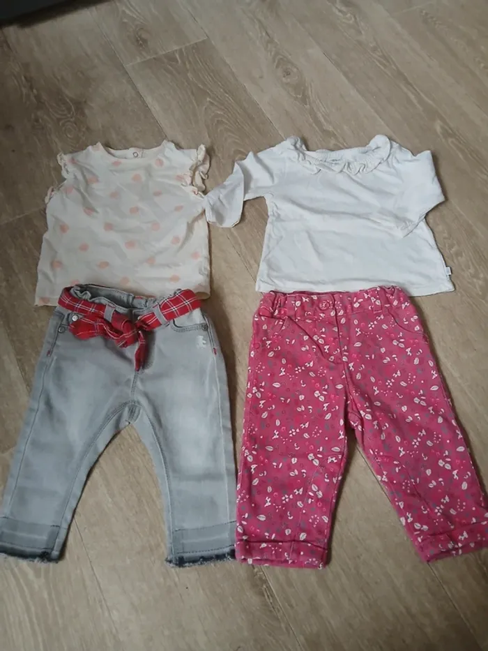 Lot de 4 vêtements bébé fille 6 mois - photo numéro 8