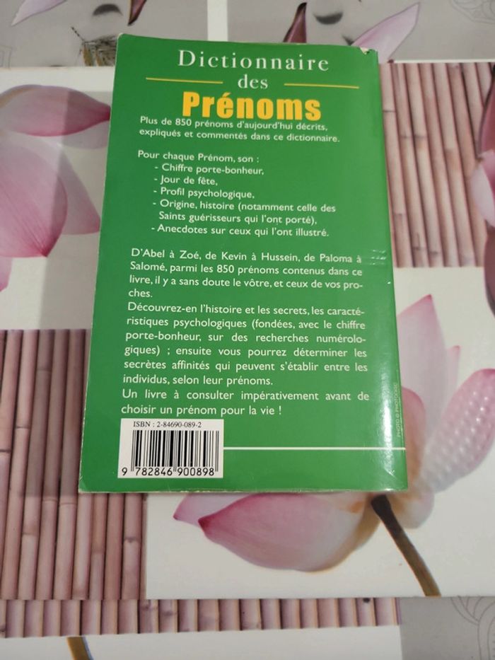 Dictionnaire des Prénoms - photo numéro 2