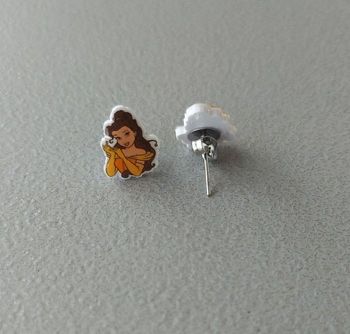Boucles d'oreilles Belle dans la belle et la bête disney