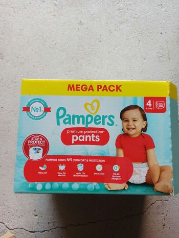 80 pants taille 4 Pampers Premium