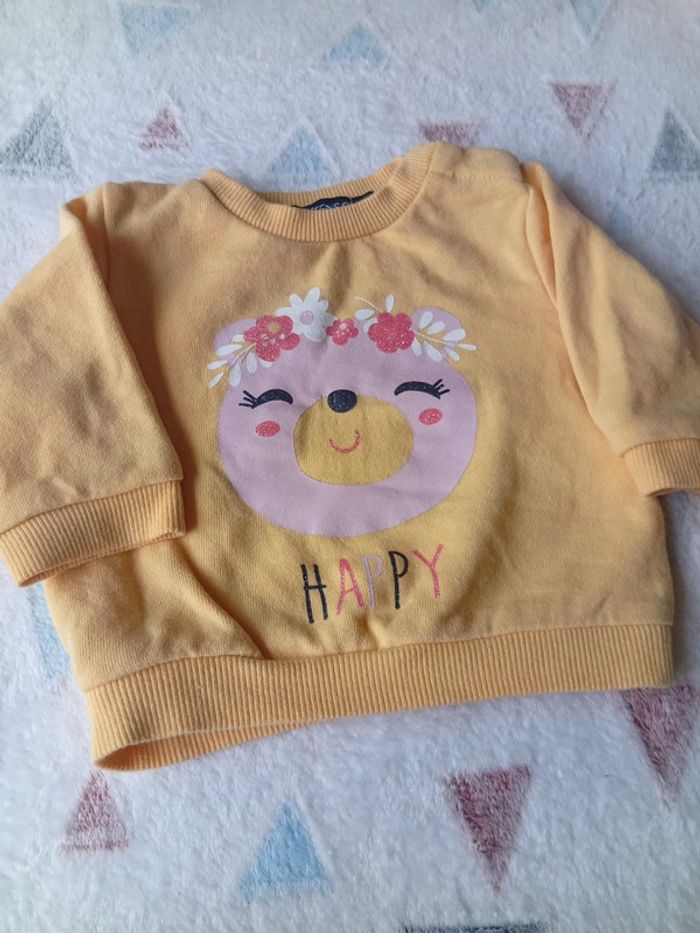 Pull jaune happy - photo numéro 3