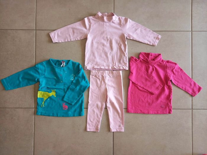 Lot 4 pièces fille 12 mois