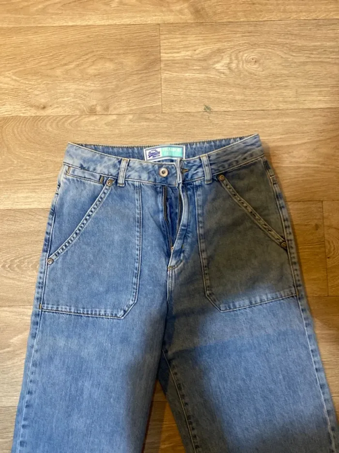 Jean superdry wide leg - photo numéro 5