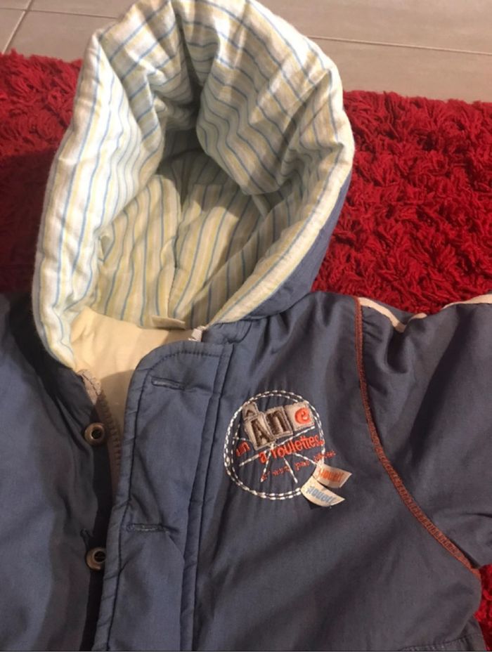 # combinaison chaude, veste hiver pour bébé 6 à 9 mois - photo numéro 4