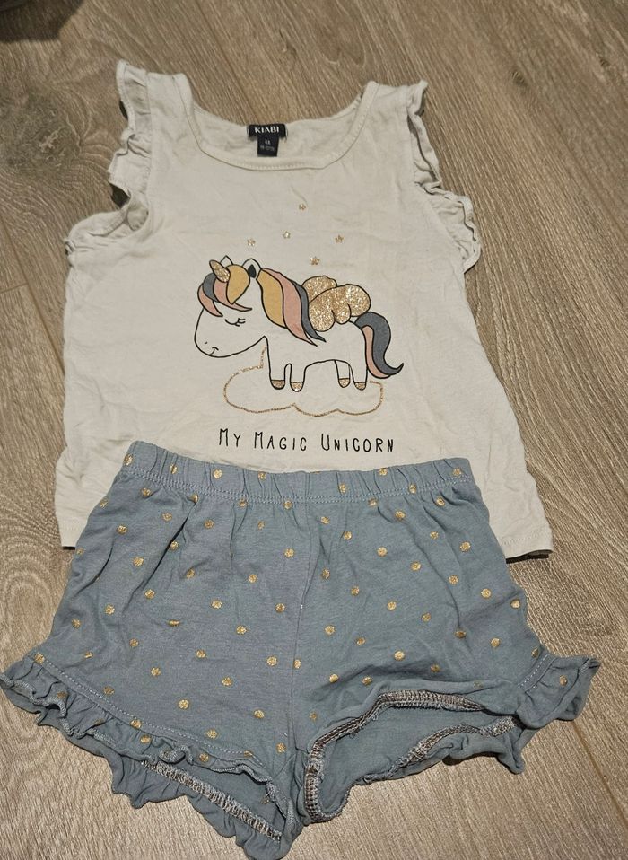 Pyjama short licorne 4 ans - photo numéro 2