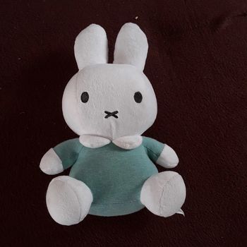 Jouet bébé 1er age-Peluche lapin grelot