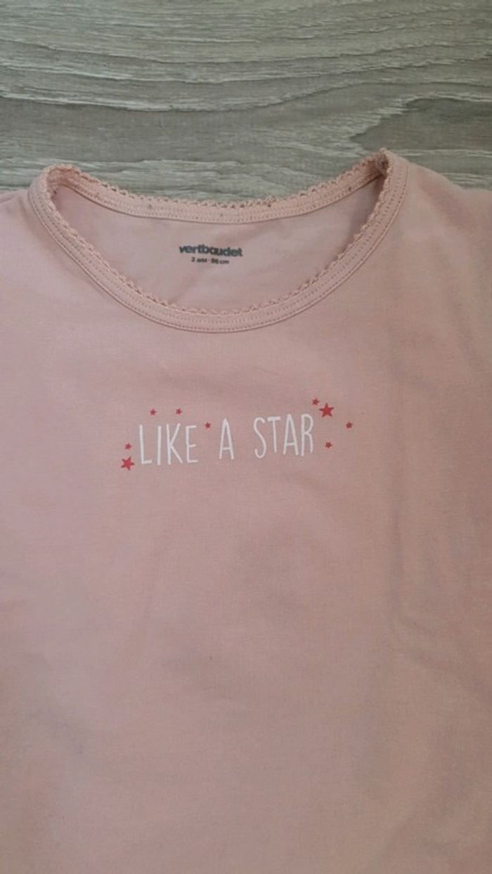 Lot de 2 Tee-shirt (maillots de corps) Taille 2 ans - photo numéro 4