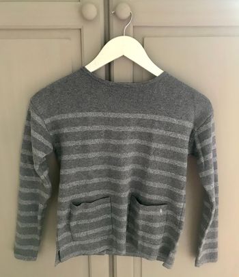 Pull gris 10 ans okaidi