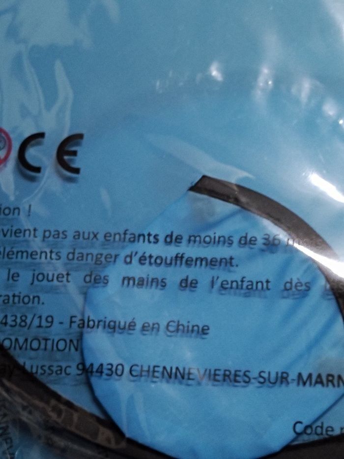 Raquettes bois blanc/bleu - photo numéro 4