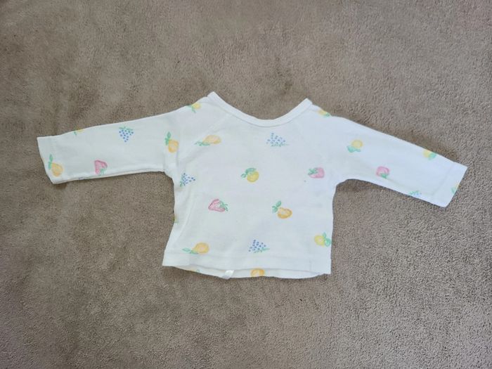 T-shirt fille 1 mois Absorba - photo numéro 3