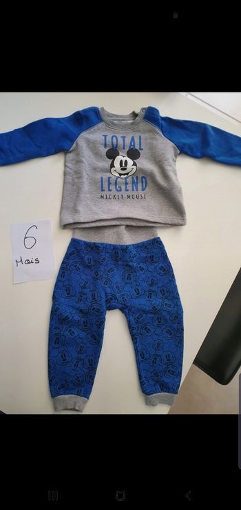 Ensemble mickey 6 mois