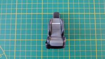 Siège passager pièce détachée miniature Peugeot 307 CC Solido 1/18 1/18e 1/18eme #B71