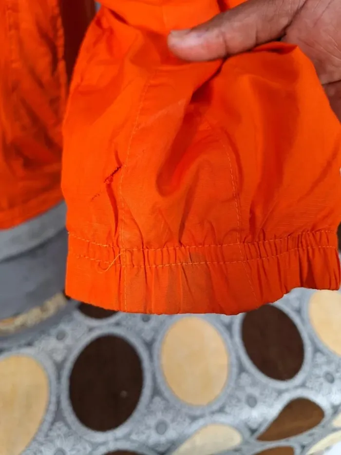 veste imperméable vintage Adidas - orange homme taille M - brodé (399) - photo numéro 10