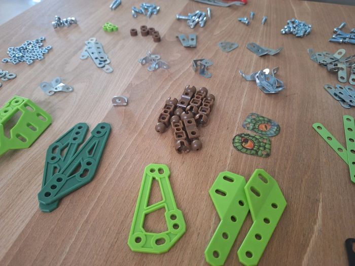 Meccano dinosaure 10 en 1 véritable métal - photo numéro 5