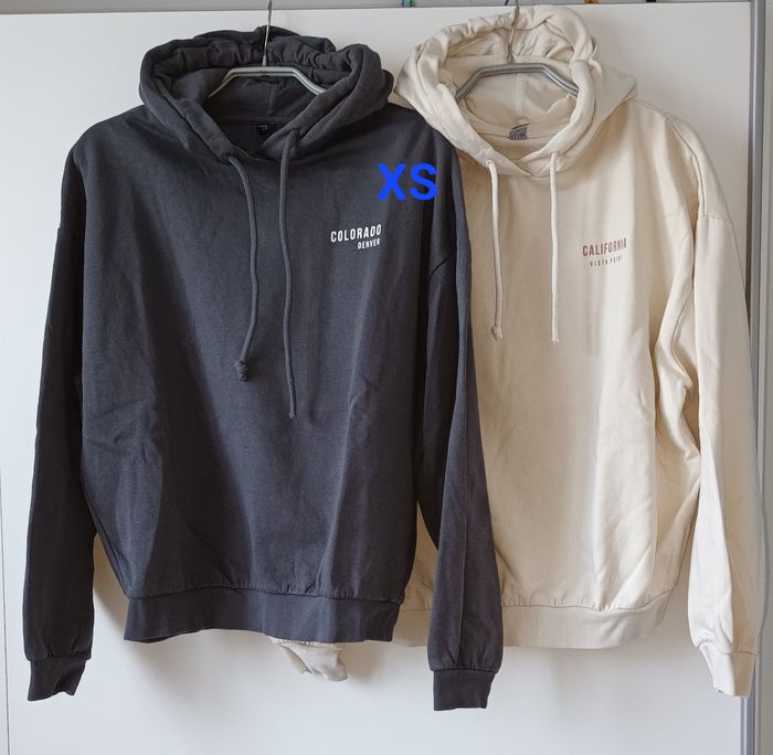Lot de 2 sweat à capuche