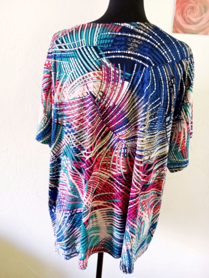 🌸Blouse, Afibel, taille 54/56 - photo numéro 4