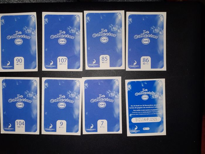 Carte stickers collector cora - photo numéro 2