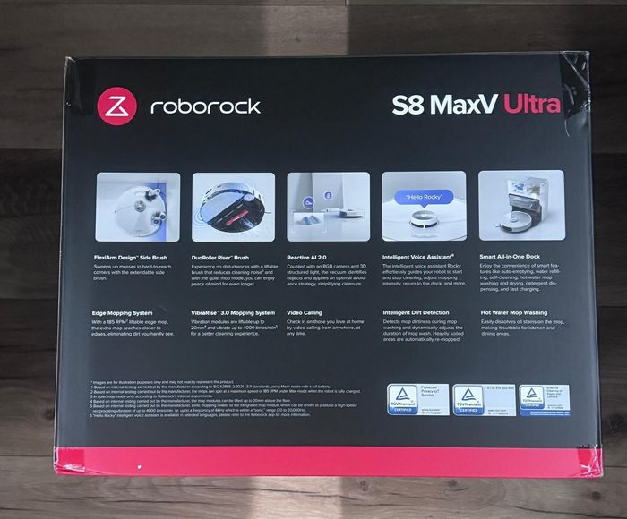 Roborock S8 MaxV Ultra Aspirateur robot avec fonction balayage, blanc - photo numéro 3
