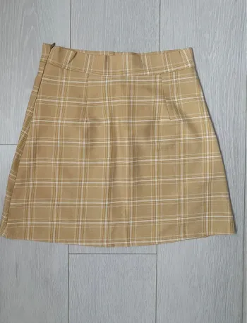 Jupe courte taille haute