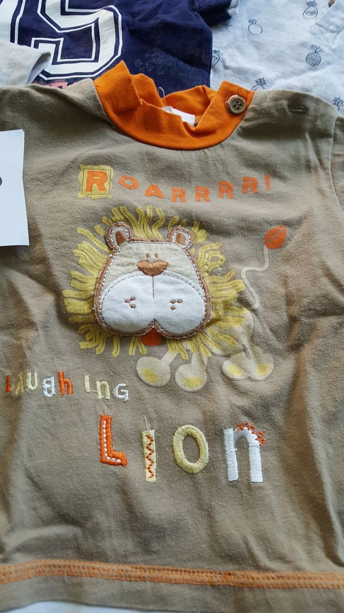 Lot 5 tshirt manches courtes 24 mois - photo numéro 2