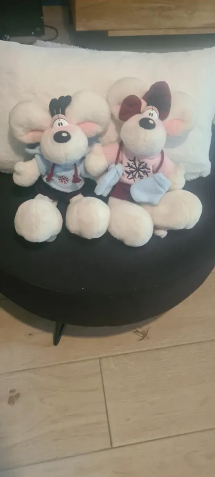 Diddl couple neige