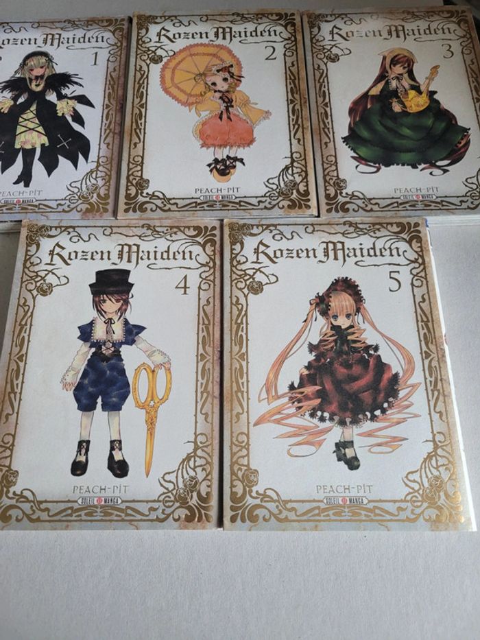 Lot 5 premiers tomes du manga rozen maiden saison 1 - photo numéro 6