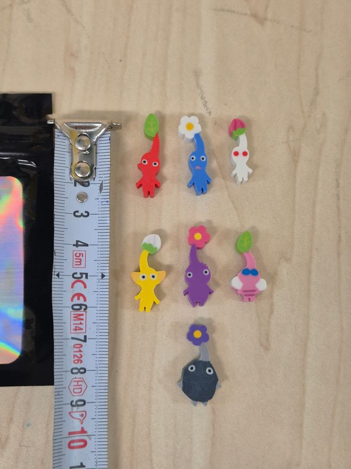 Pochette mini gommes Pikmin Tsume Tsume Keshigomu - photo numéro 5