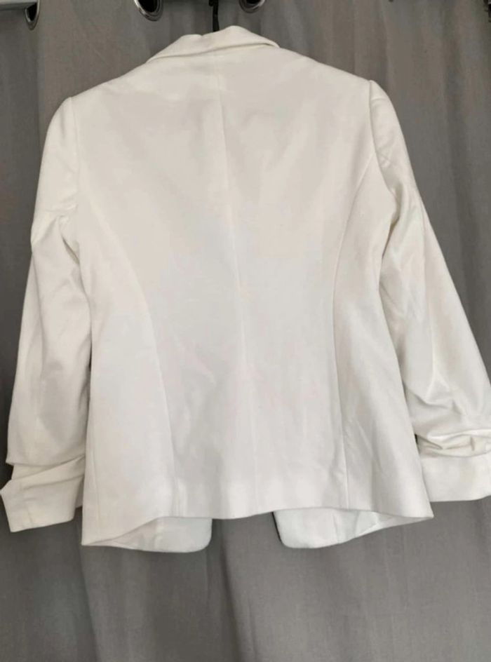 Veste blazer blanche - photo numéro 12