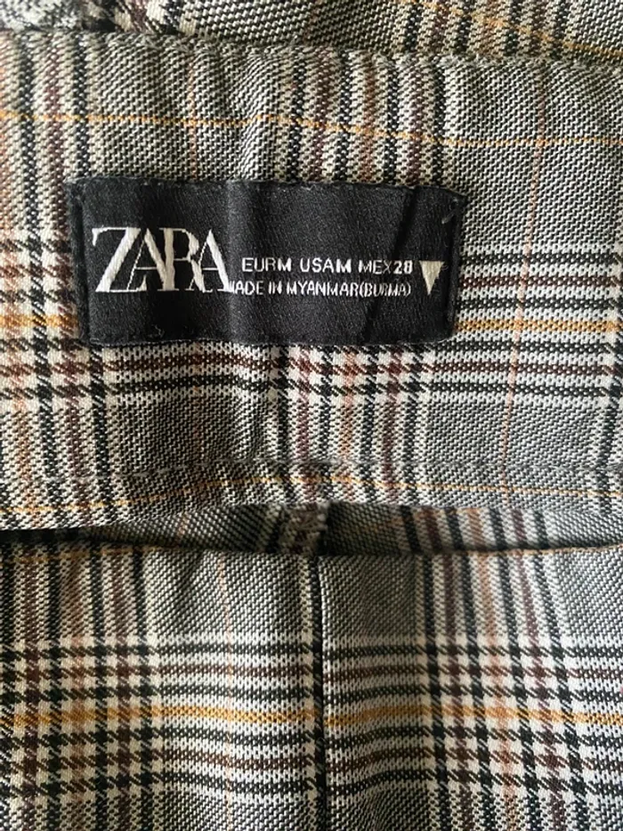 Pantalon legging zara prince de galles - photo numéro 3