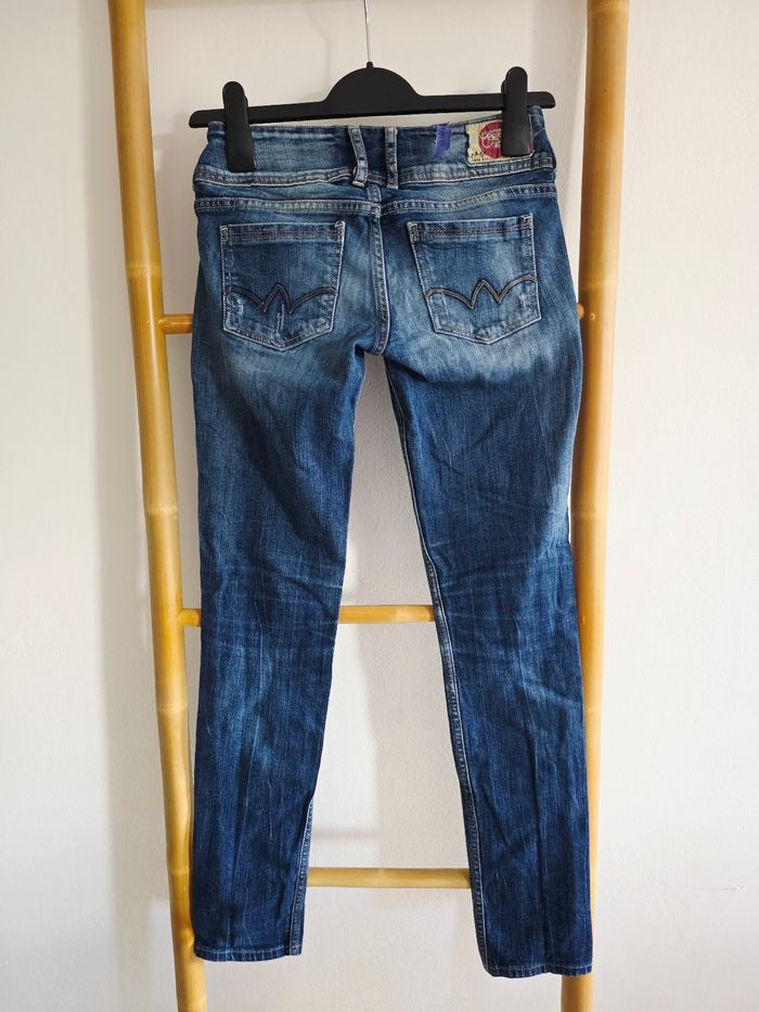 Jeans slim wide belt Le Temps des Cerises - photo numéro 5
