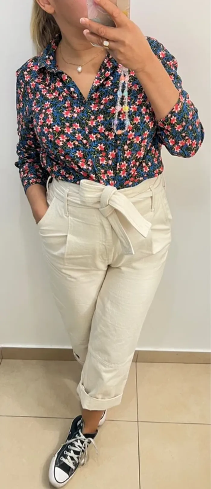 Chemise À Fleurs Monoprix - photo numéro 2