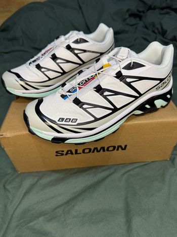 Salomon xt6 blanc noir bleu taille 42 