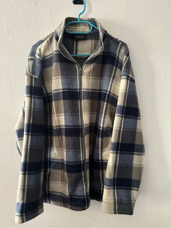 Veste homme TL à carreaux polaire