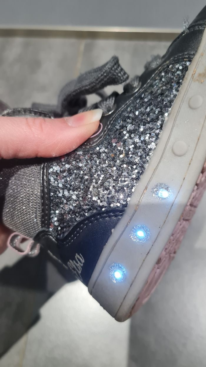Paire baskets montantes geox la reine des neiges 25 - photo numéro 6