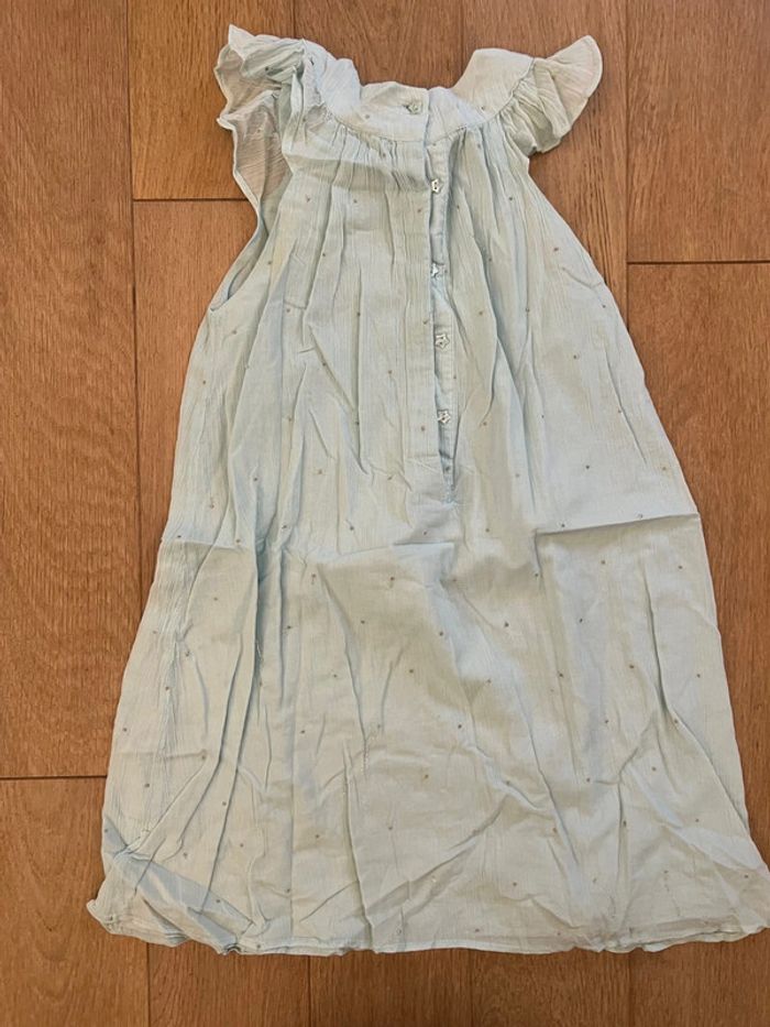 Vend robe bleu clair sergent major en 9 ans très bon état - photo numéro 4