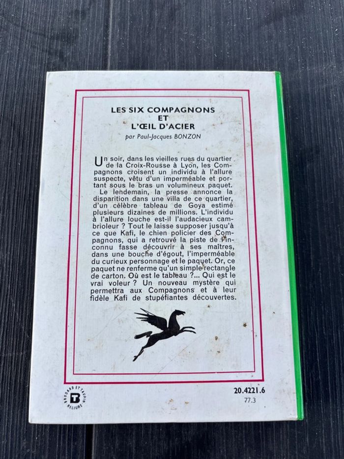 Livre les six compagnons et l’œil d’acier - photo numéro 3