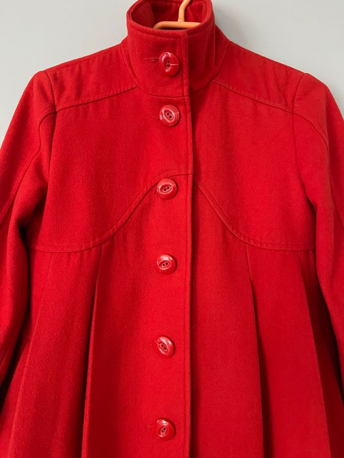 Manteau chaud rouge « ASOS » T36 - photo numéro 3