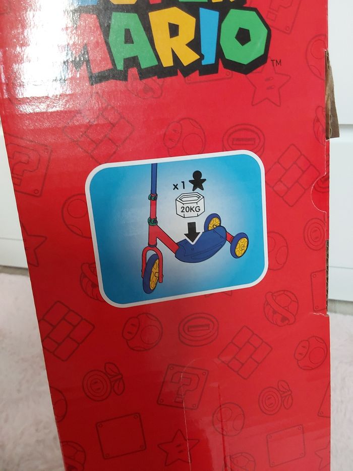 Trottinette 3 roues Super Mario - Smoby - neuve - photo numéro 5