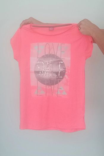 T-shirt été fluo casual fille ado 14 ans