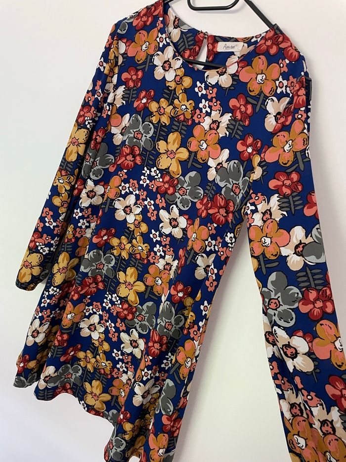Robe fluide fleurie Azura – Taille S - photo numéro 3