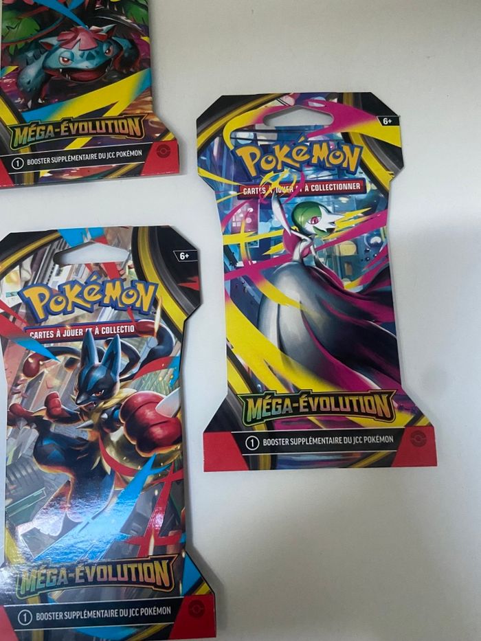 Lot de 5 blisters pokemon mega évolution - photo numéro 4