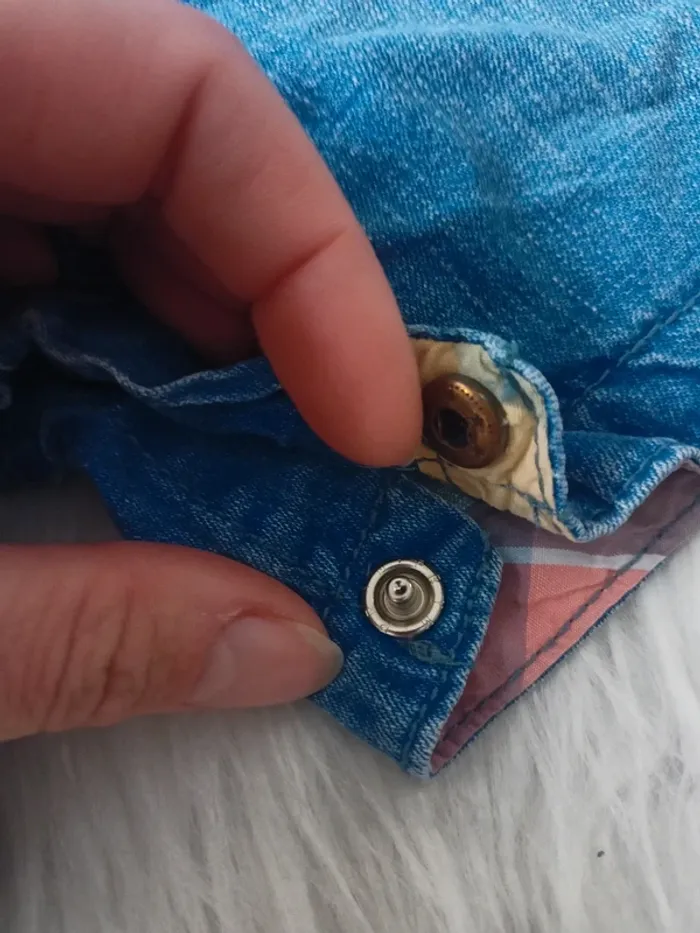 Salopette short en jean 18-24mois / 86cm N*0891 - photo numéro 2