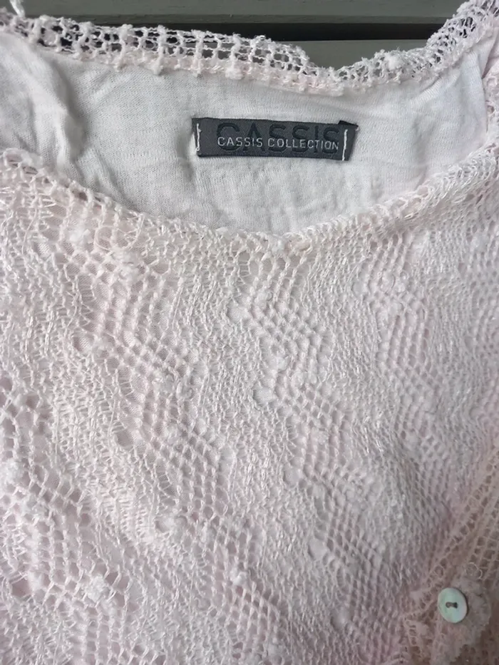 Superbe blouse asymétrique Cassis - photo numéro 4