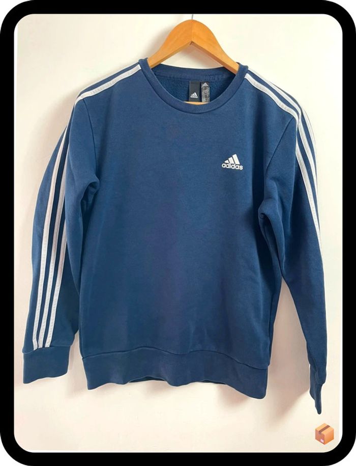 👕 Sweat-shirt Adidas – Taille S – Coloris bleu marine