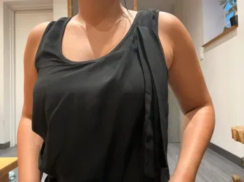 Blouse débardeur noir vila