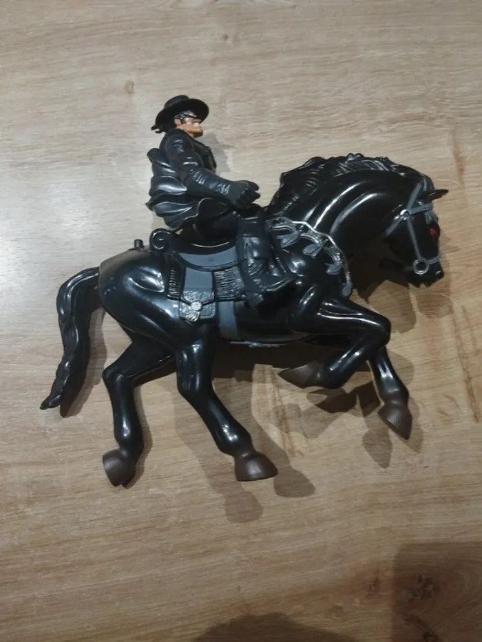 Zorro playmate toys 1997 cheval/horse - photo numéro 2