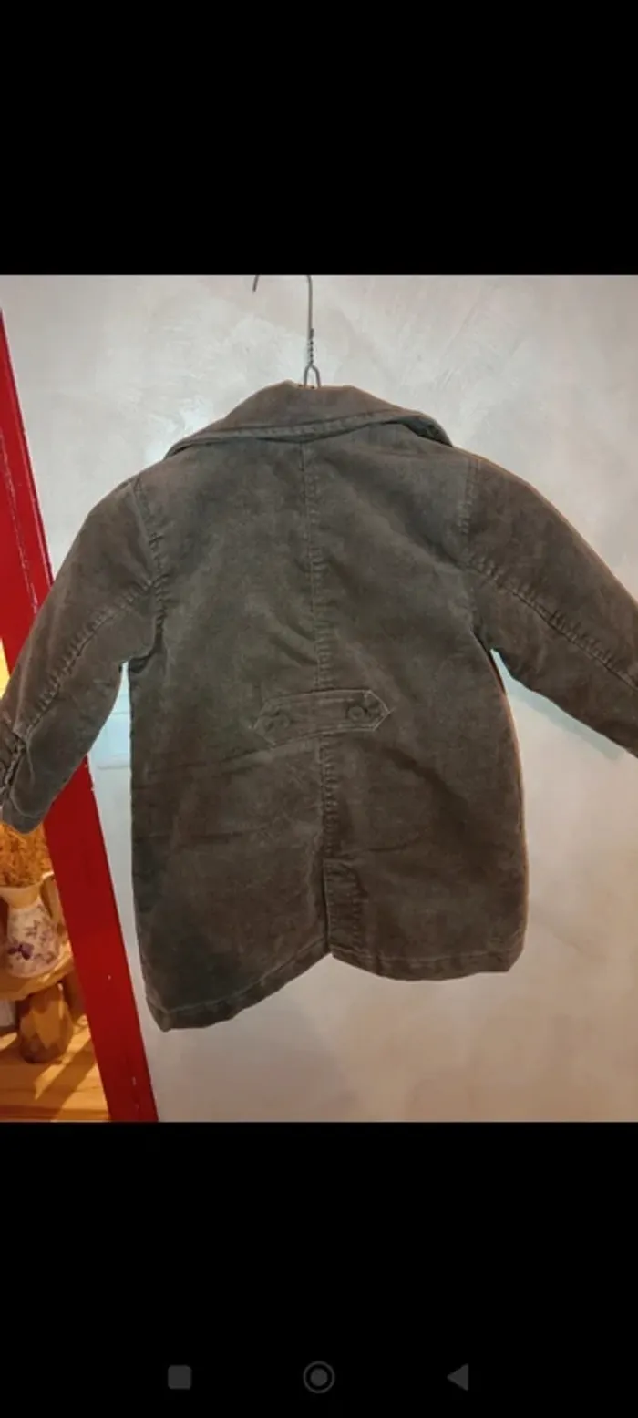 *spécial rentrée* Manteau velours doudoune Sergent Major taille 3 ans - photo numéro 6